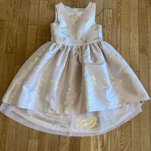 Champagne Satin Girl Dress